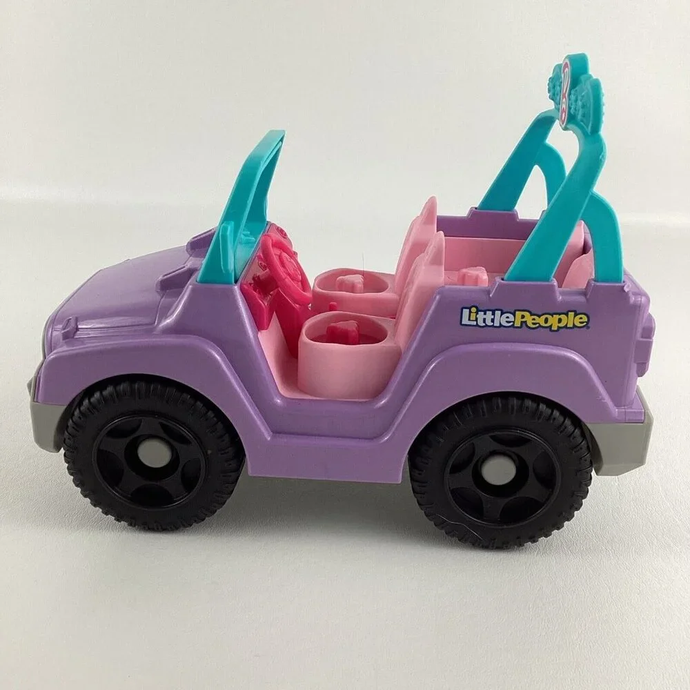 Fisher Price Little People Barbie Beach Cruiser Fun Songs Sounds with 2 Figures
